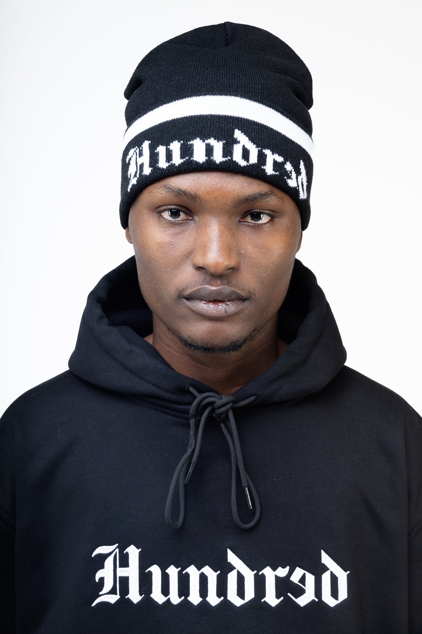 Black Twin Color Beanie
