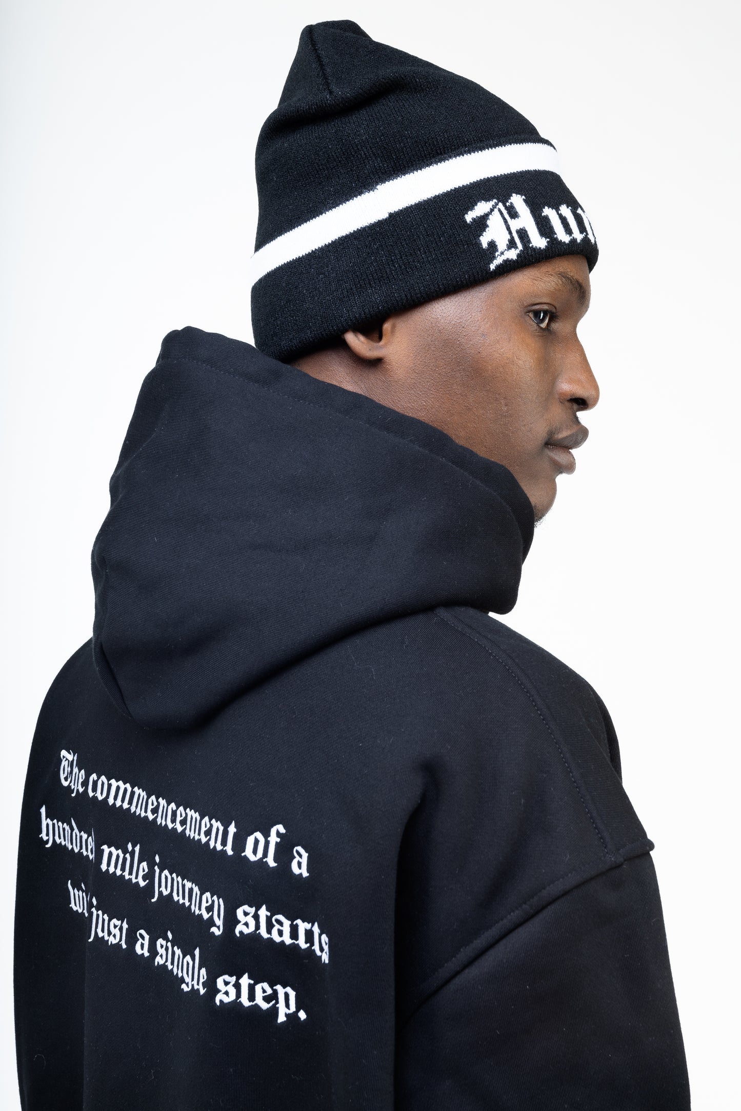 Black Twin Color Beanie